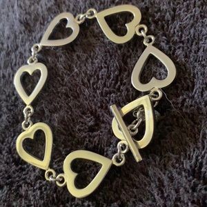 Heart charm bracelet